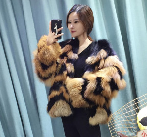 1802037 red black fox fur jacket eileenhou (8)