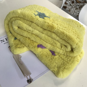 1802045 knitted rex rabbit fur heart scarf eileenhou (18)