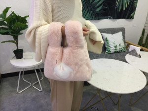 1802047 rex rabbit fur smile handbag mini eileenhou (17)