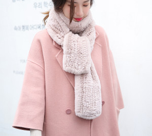 1805054 knitted rex rabbit fur scarf eileenhou (2)