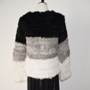 1805106 knitted rabbit fur coat LVCOMEFF (2)