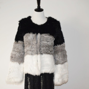 1805106 knitted rabbit fur coat LVCOMEFF (3)