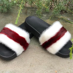 1806004 mink fur slippers shoe eileenhou (1)