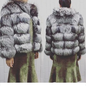 1806011 silver fox fur coat eileenhou