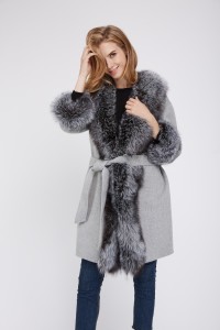 1807002 LONG WOOL COAT WITH FOX FUR FRONT eileenhou (28)