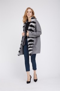 1807008 wool coat with rex rabbit fur collar LVCOMEFF (16)