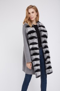 1807008 wool coat with rex rabbit fur collar LVCOMEFF (35)