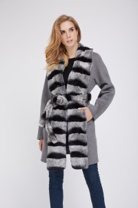 1807008 wool coat with rex rabbit fur collar LVCOMEFF (42)