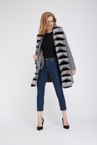 1807008 wool coat with rex rabbit fur collar LVCOMEFF (8)