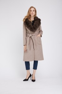 1807009 wool coat long with fox fur collar eileenhou (18)