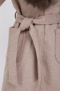 1807009 wool coat long with fox fur collar eileenhou (35)