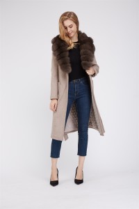 1807009 wool coat long with fox fur collar eileenhou (7)