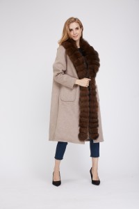1807010 long wool coat with fox fur collar LVCOMEFF (3)