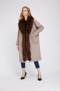 1807010 long wool coat with fox fur collar LVCOMEFF (9)