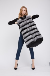 1807014 rex rabbit fur chinchilla vest LVCOMEFF (3)