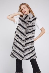 1807020 long rex rabbit fur gilet eileenhou (20)