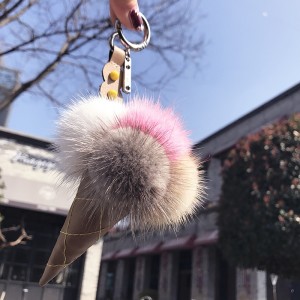 1807047 mink fur icecream keychain pompoms eileenhou (35)