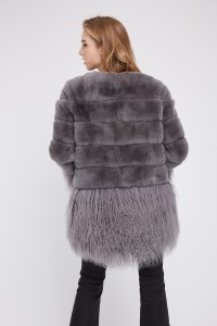 rabbit fur coat with sheep fur bottom eileenhou (28)