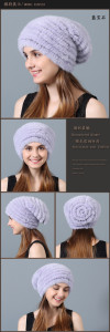 1808006 knitted mink fur hat eileenhou (3)