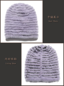 1808006 knitted mink fur hat eileenhou (8)