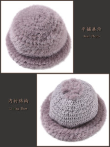 1808007 mink fur kniited hat LVCOMEFF (9)