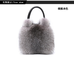 1808013 fox fur handbag EILEENHOU(35)