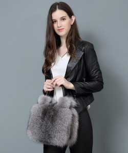 1808013 fox fur handbag EILEENHOU(51)