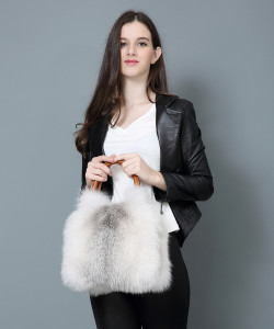 1808013 fox fur handbag EILEENHOU(58)