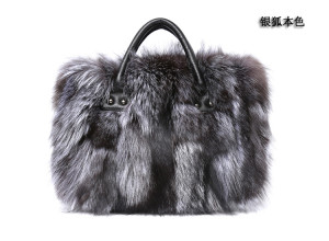 1808015 crystal FOX FUR HANDBAG eileenhou (9)