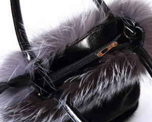 1808028 mink fur handbag with fox fur trimming LVCOMEFF(23)