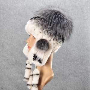 1808031 rex rabbit fur hat with earmuff eileenhou (14)