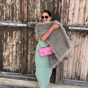 1808042 knnitted raccoo fur shawl eileenhou (2)