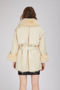 down coat with fox collar eileenhou LVCOMEFF 1809135(62)