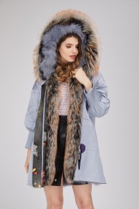 down coat with raccoon collar 1809123 LVCOMEFF (14)