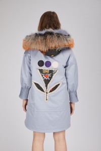 down coat with raccoon collar 1809123 LVCOMEFF (29)