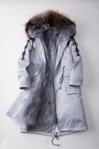 down coat with raccoon collar 1809137 LVCOMEFF (2)