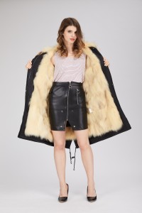 down coat with raccoon collar 1809137 LVCOMEFF (22)