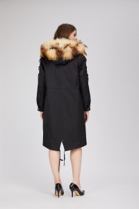 down coat with raccoon collar 1809137 LVCOMEFF (32)