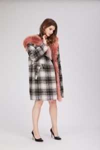 down coat with raccoon collar 1809143 EILEENHOU (8)