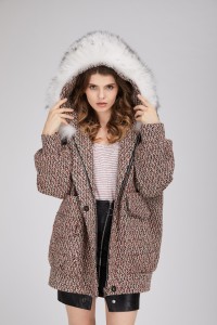 down coat with raccoon collar 1809147 EILEENHOU (15)