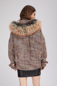 down coat with raccoon collar 1809149 LVCOMEFF (29)