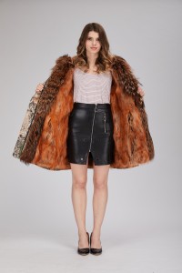 down coat with raccoon fur collar 1809131 LVCOMEFF (16)