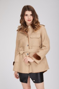 sheep leather coat with min k fur collar 1809159 EILEENHOU (23)