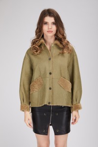 sheep leather with mink fur collar 1809155 EILEENHOU (16)