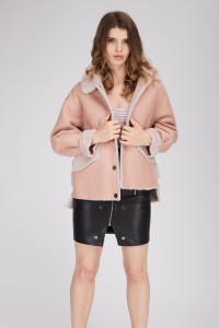 sheep leather with mink fur collar 1809155 EILEENHOU (36)