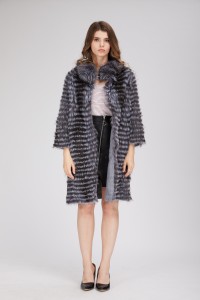 silver fox fur coat with wool lining eileenhou 1809165 (2)