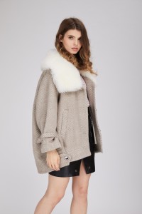 wool coat with sheep fur collar 1809145 EILEENHOU (11)