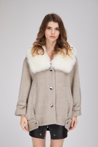 wool coat with sheep fur collar 1809145 EILEENHOU (14)