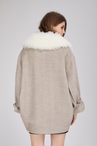 wool coat with sheep fur collar 1809145 EILEENHOU (24)