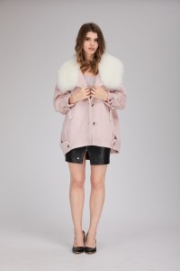 wool coat with sheep fur collar 1809145 EILEENHOU (33)